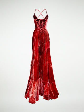 Gown 120: Bias Silk Velvet Gown